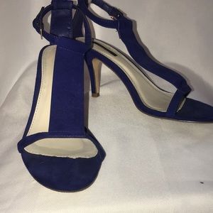 Blue Suede Heels